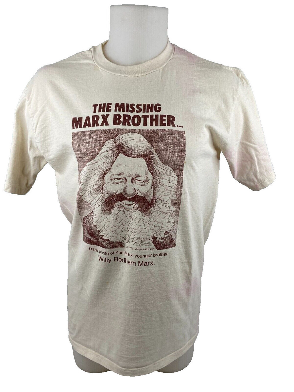 The Missing Marx Brother Comical Willy Rodham Marx L T Shirt 1994 Bill Clinton